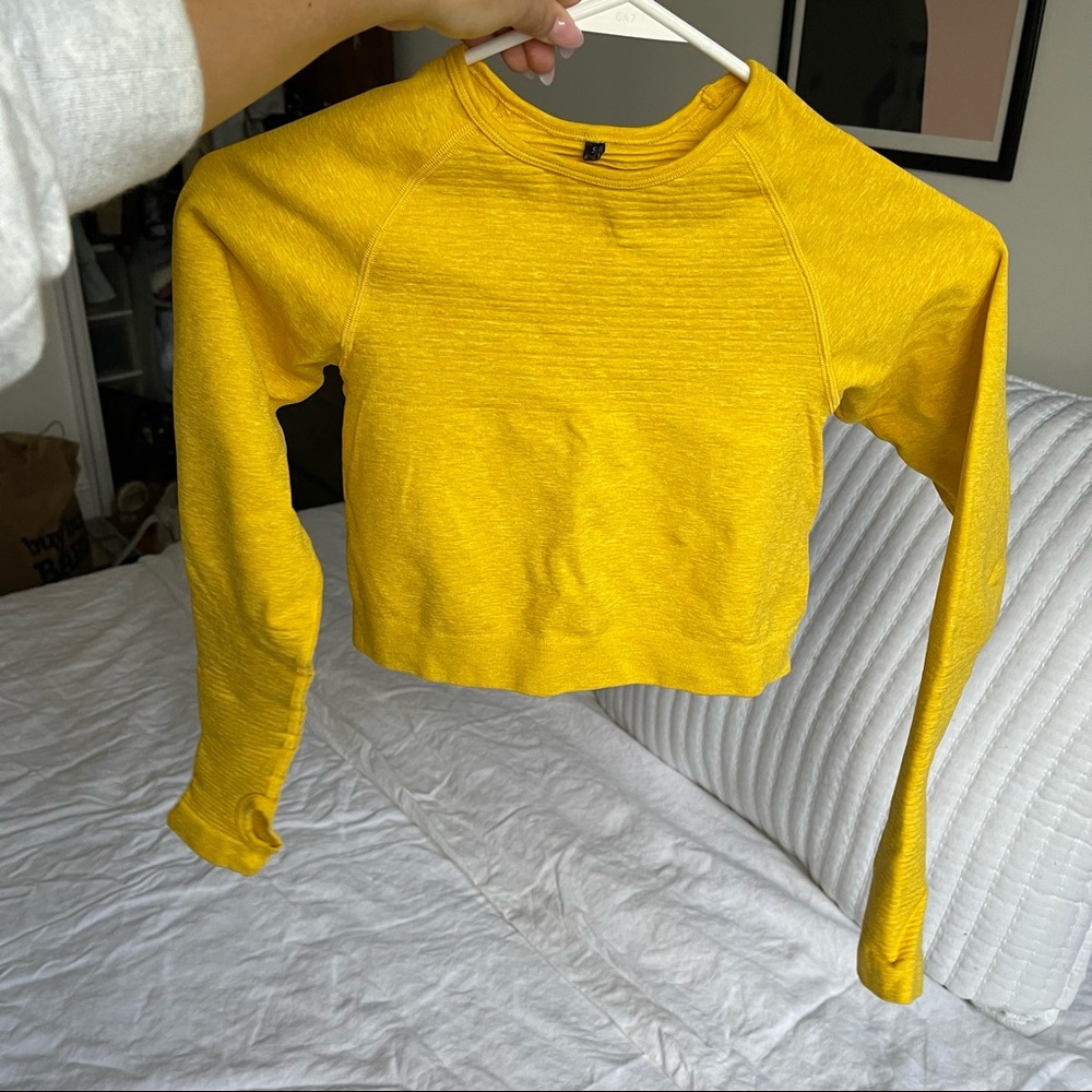 Alphalete long sleeve crop top